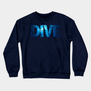 Scuba Diving Dive Underwater Fish Crewneck Sweatshirt